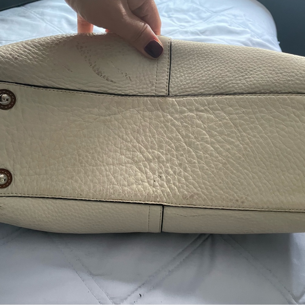 Coach hobo white purse